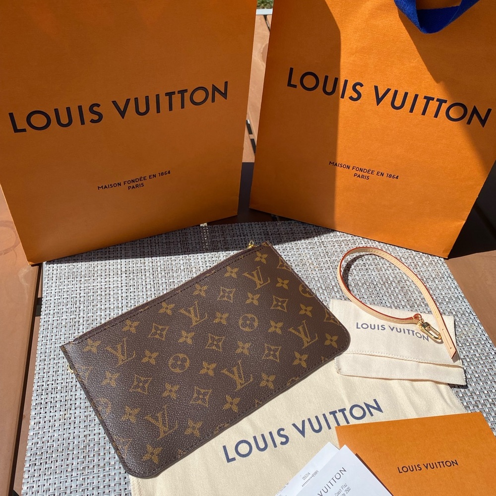 Louis Vuitton Wristlet from Neverfull Bag